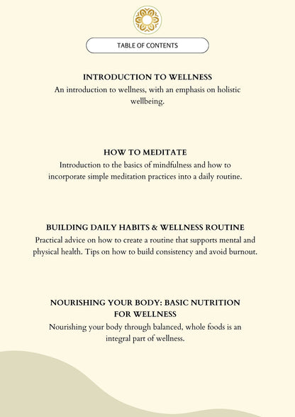 The Wellness Handbook