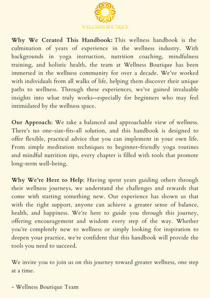 The Wellness Handbook
